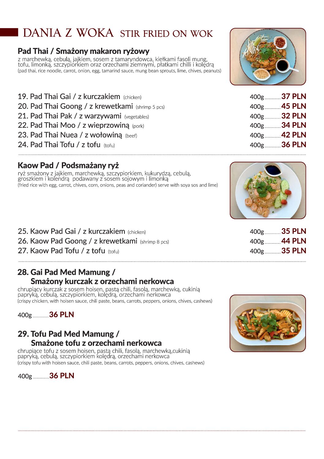 Aroi_Menu Styczeń